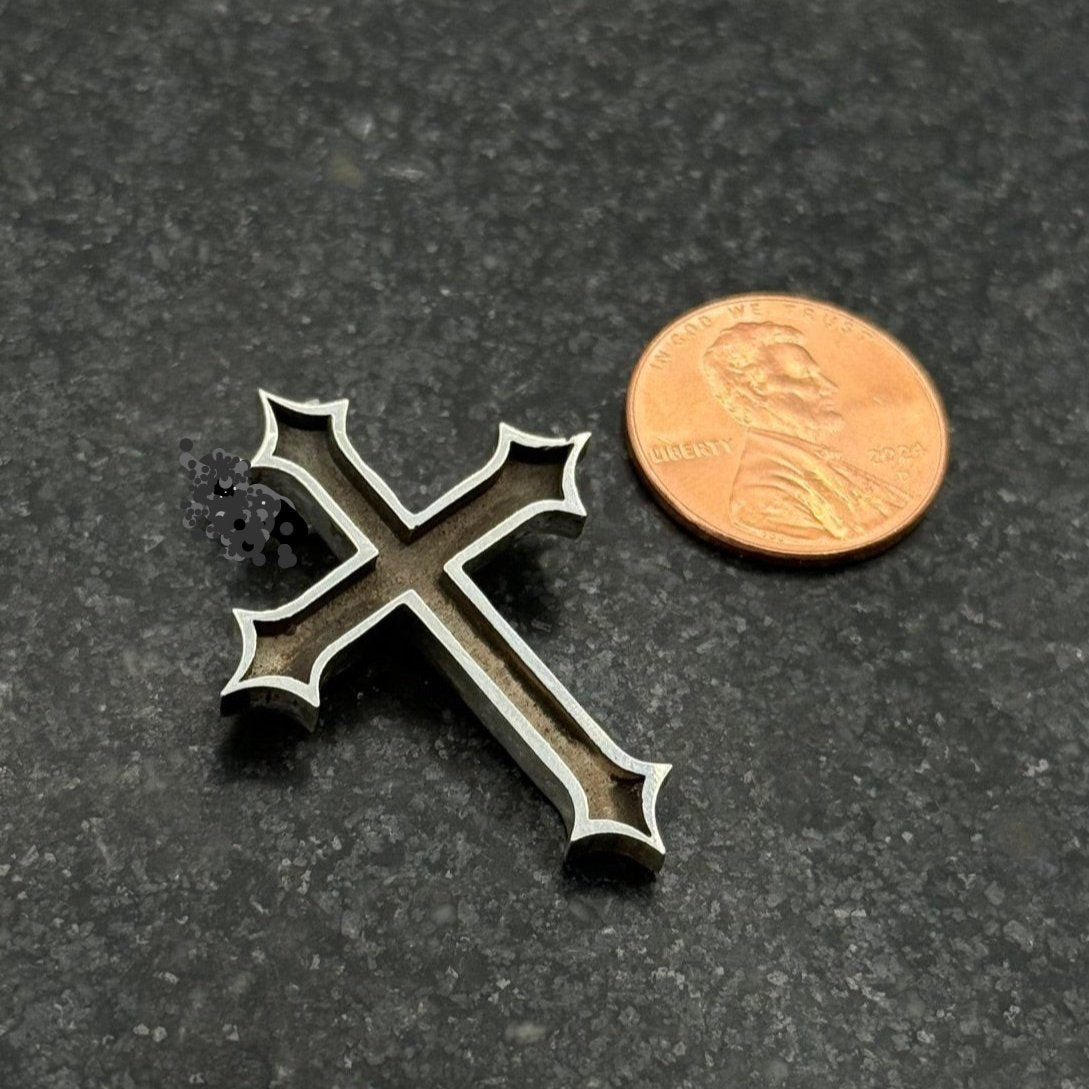 Sterling Silver Cross Pendant Blank - Patrick Adair Supplies