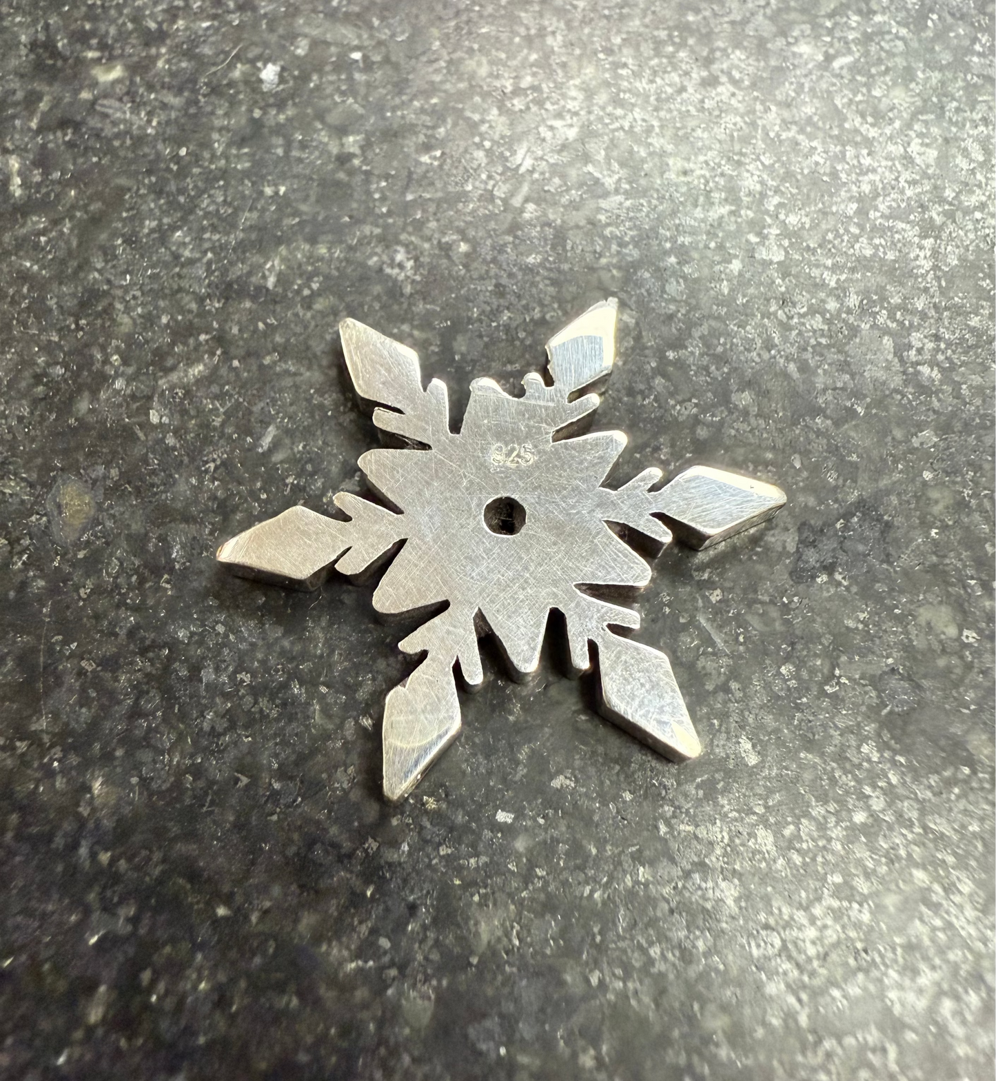 Snowflake Pendant - Sterling Silver - Pre-Order