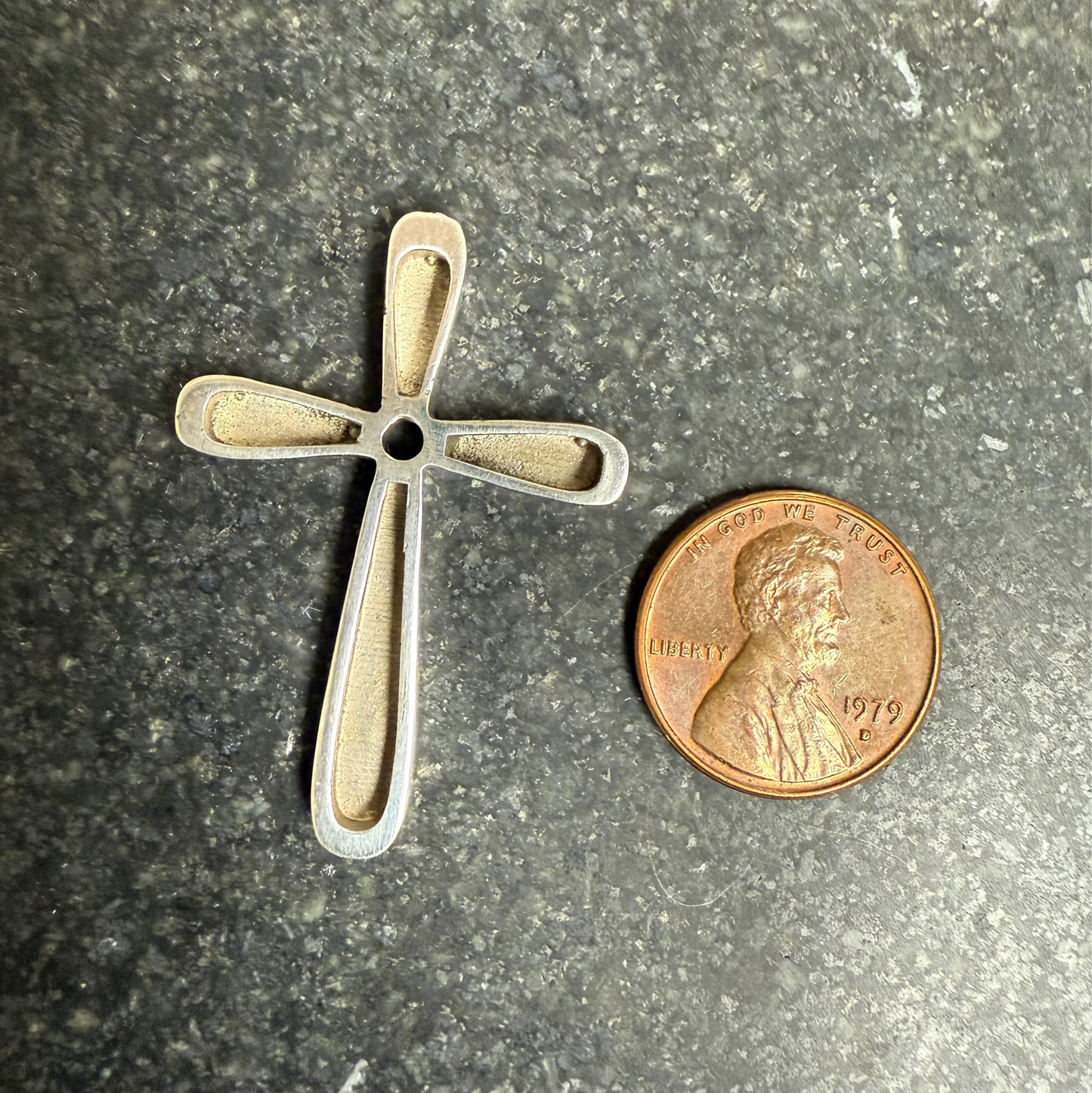 Rounded Cross Pendant - Sterling Silver - Patrick Adair Supplies