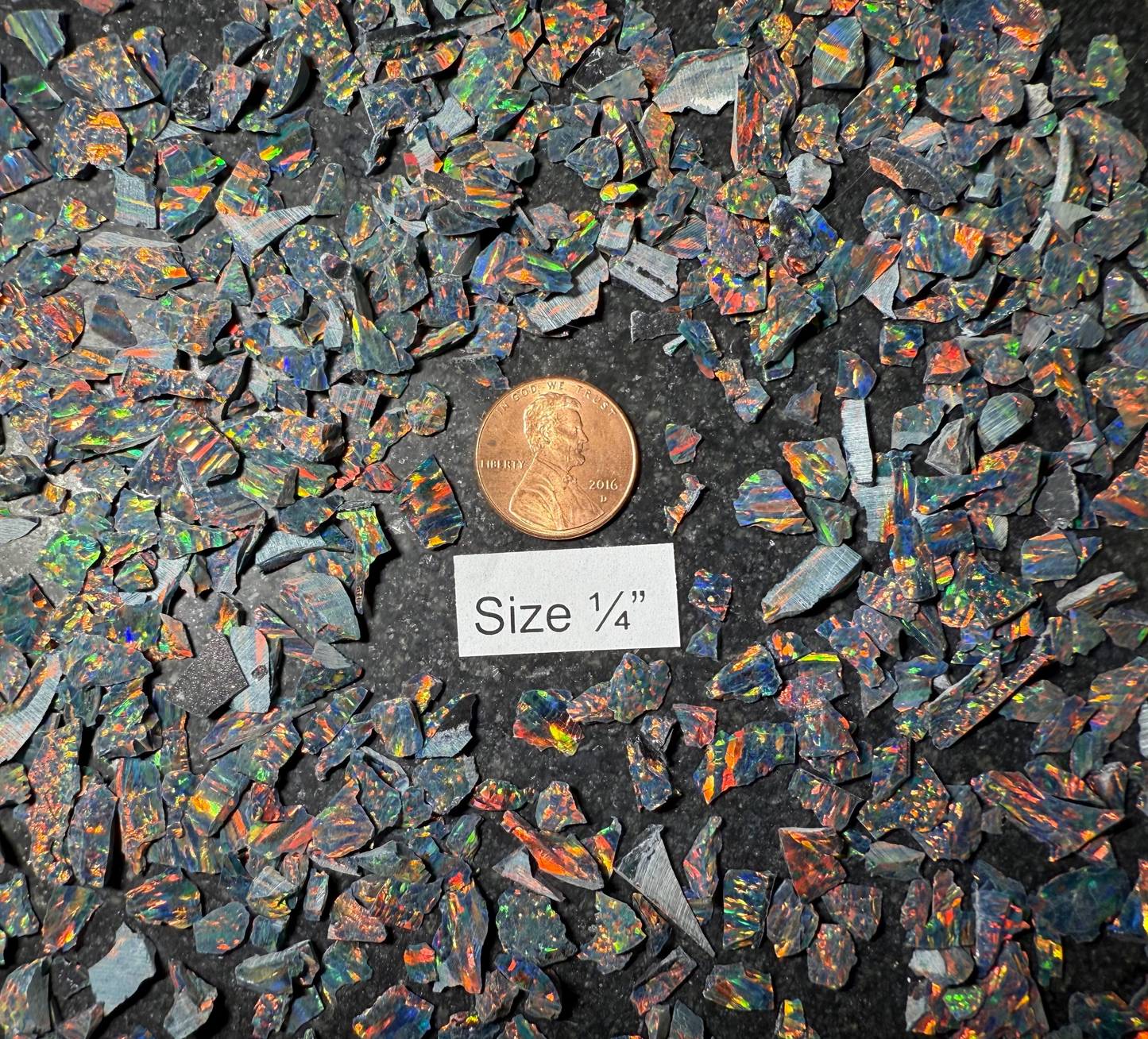Black Fire Rough Opal Pieces - While Supplies Last