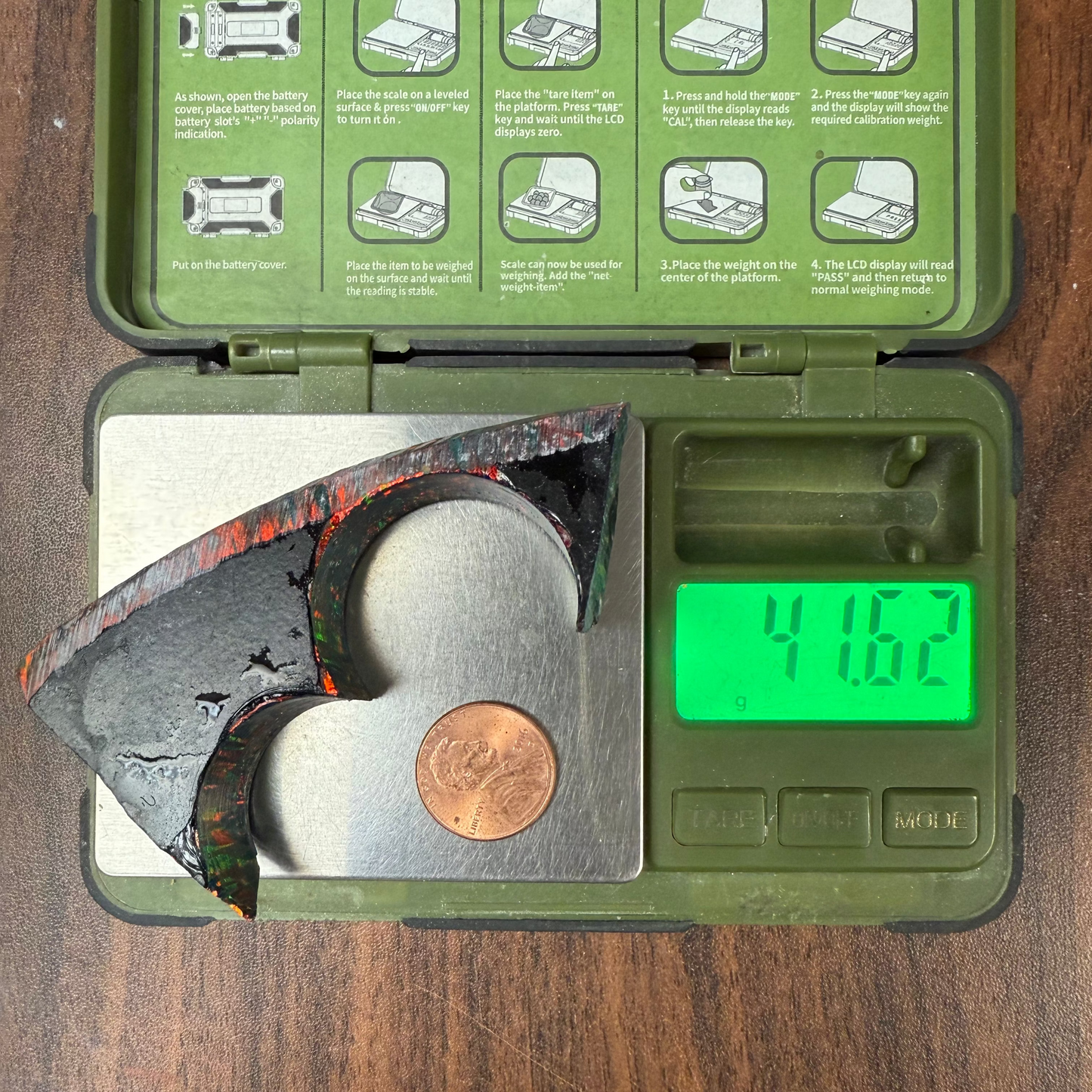 Black Fire Rough Opal Pieces - While Supplies Last