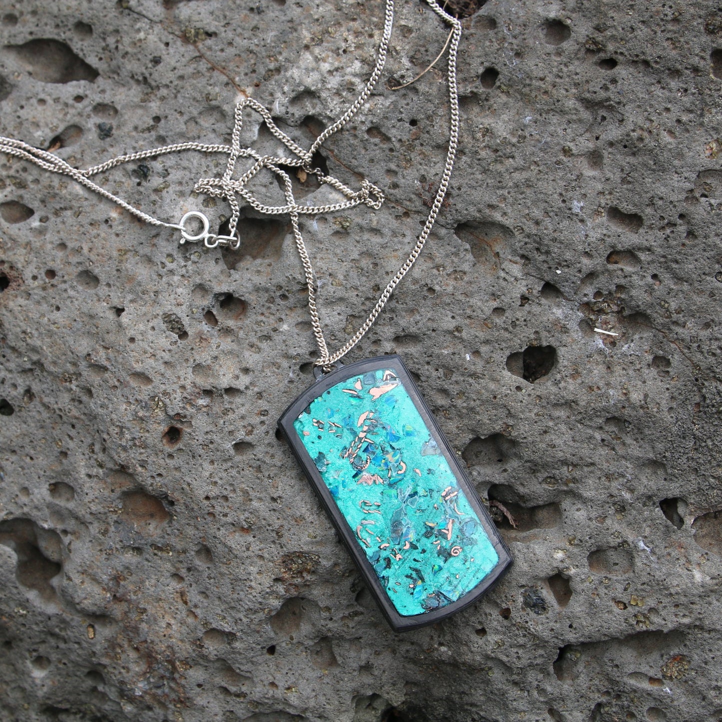 Carbon Fiber Pendant - Dog Tag - Patrick Adair Supplies