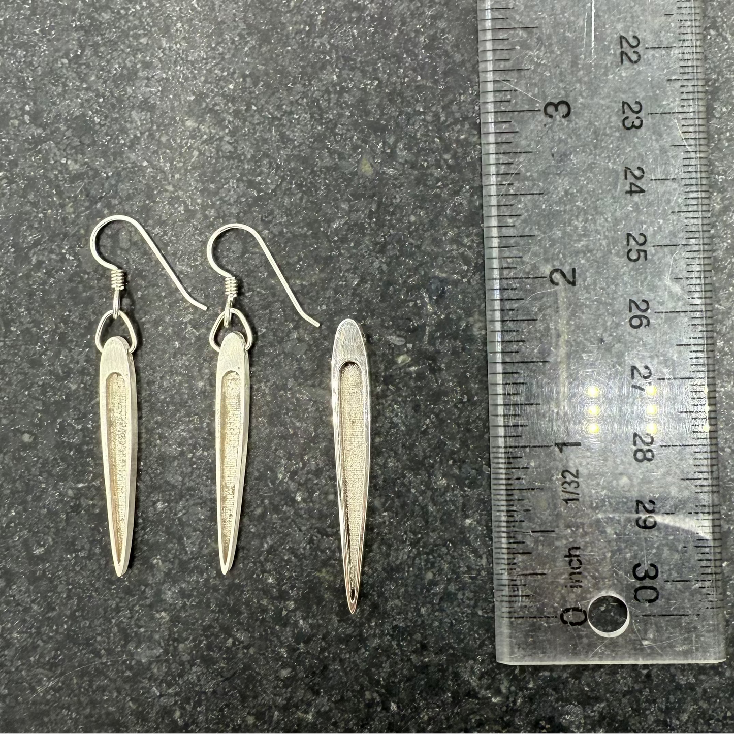 Halley's Comet - Earring Blanks - Sterling Silver