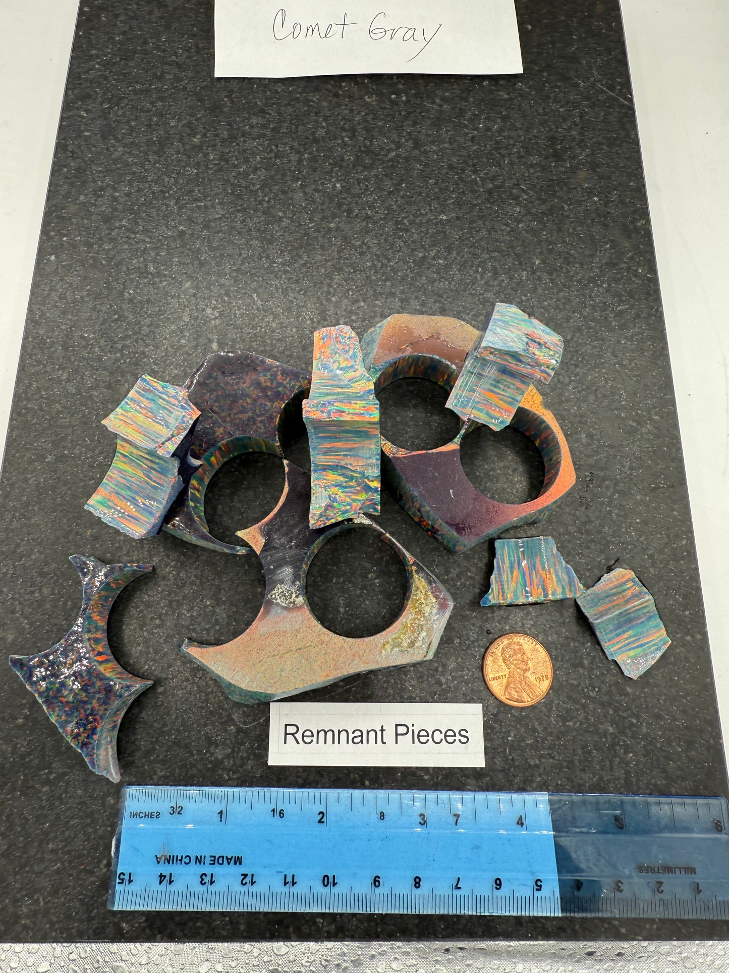 Comet Gray Rough Opal Pieces - While Supplies Last