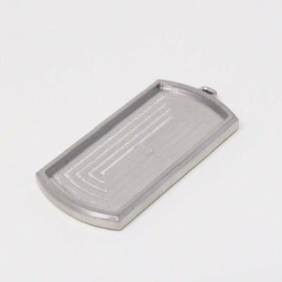 Cobalt Chrome Pendant - Rounded Rectangle - Patrick Adair Supplies