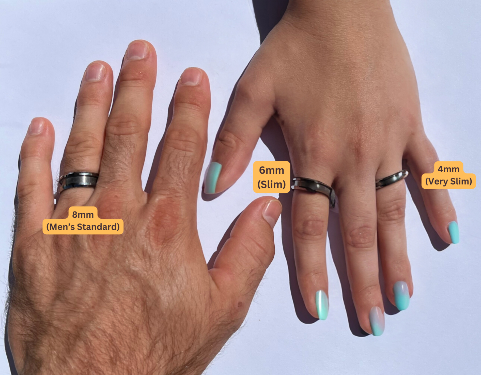 5 Pack - Cobalt Chromium Ring Blank - Patrick Adair Supplies