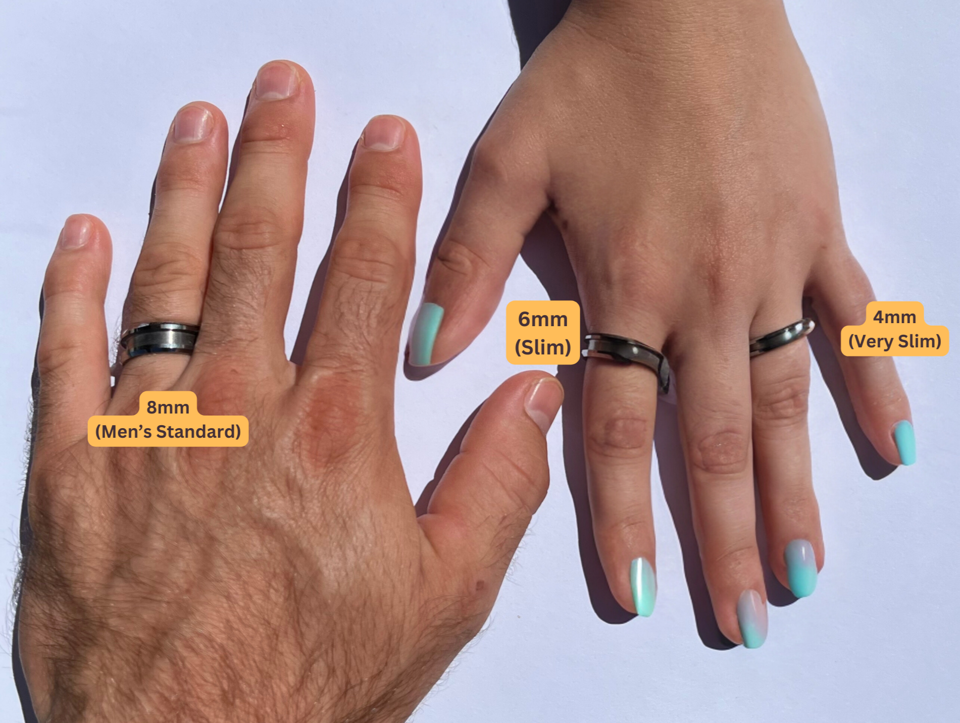 5 Pack - Carbon Fiber Ring Blank - Patrick Adair Supplies