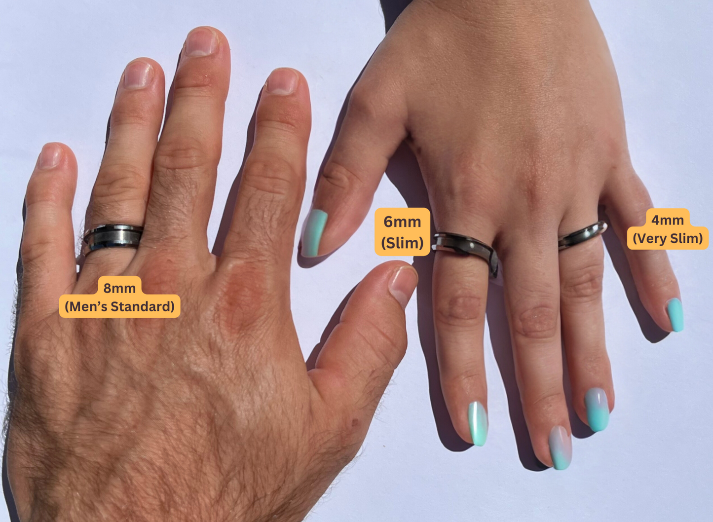 10 Pack - Carbon Fiber Ring Blank - Patrick Adair Supplies