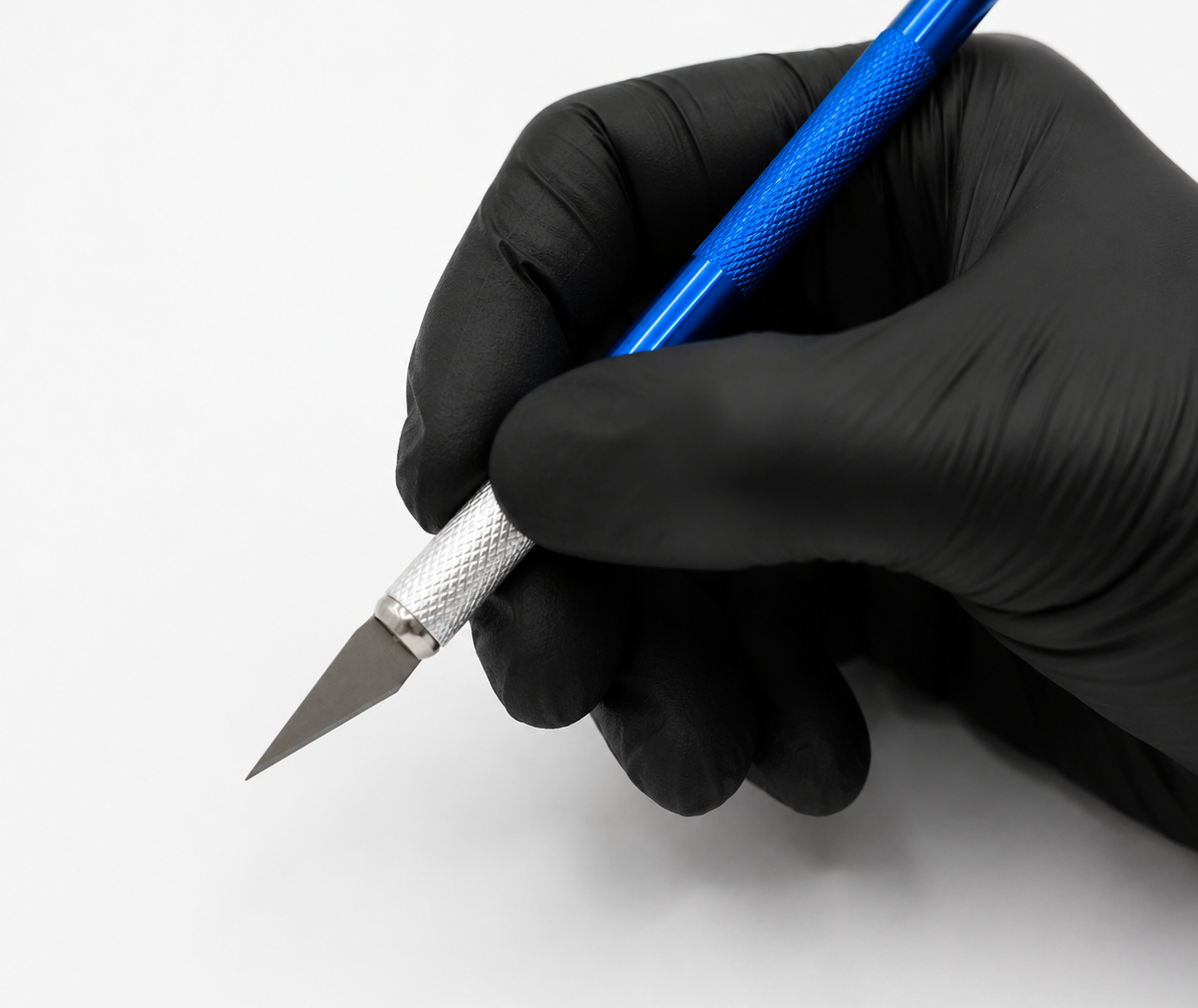 Blue Razor Knife