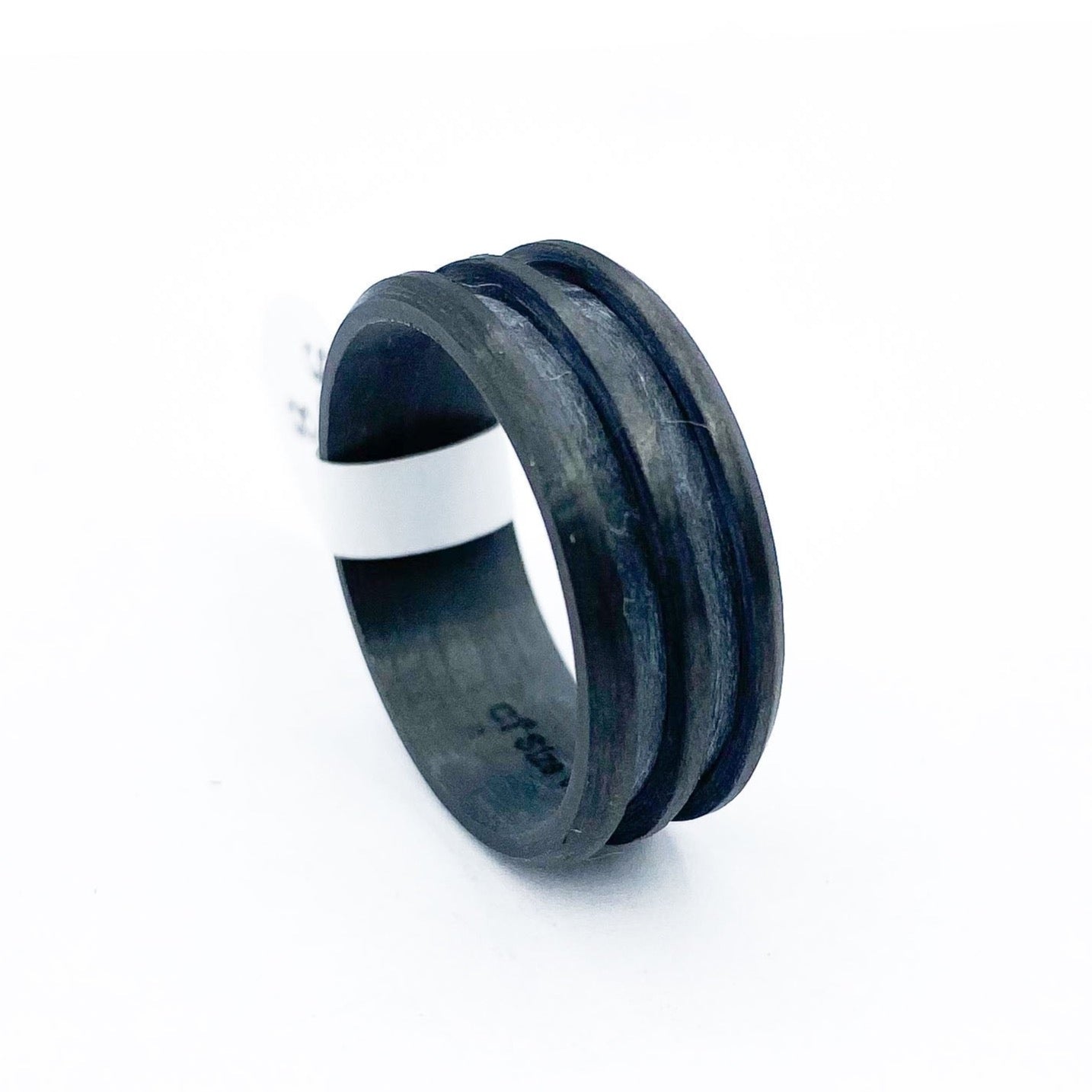 Carbon Fiber Double-Channel Ring Blanks - Patrick Adair Supplies
