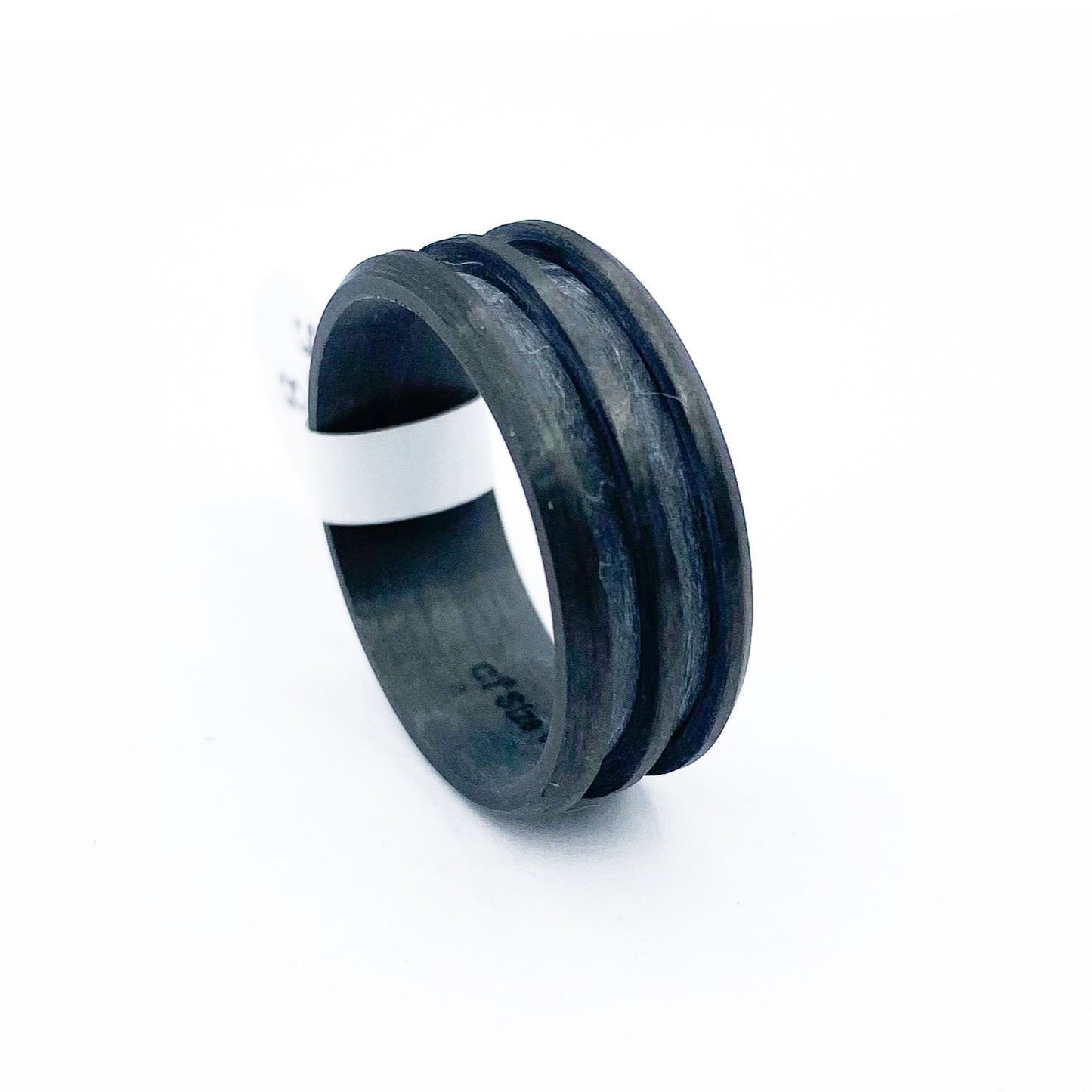 Carbon Fiber Double-Channel Ring Blanks - Patrick Adair Supplies