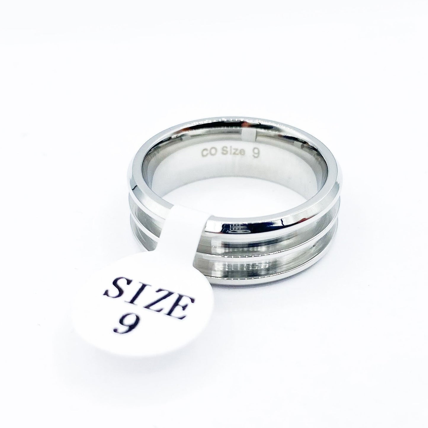 Cobalt Chromium Double-Channel Ring Blanks - Patrick Adair Supplies
