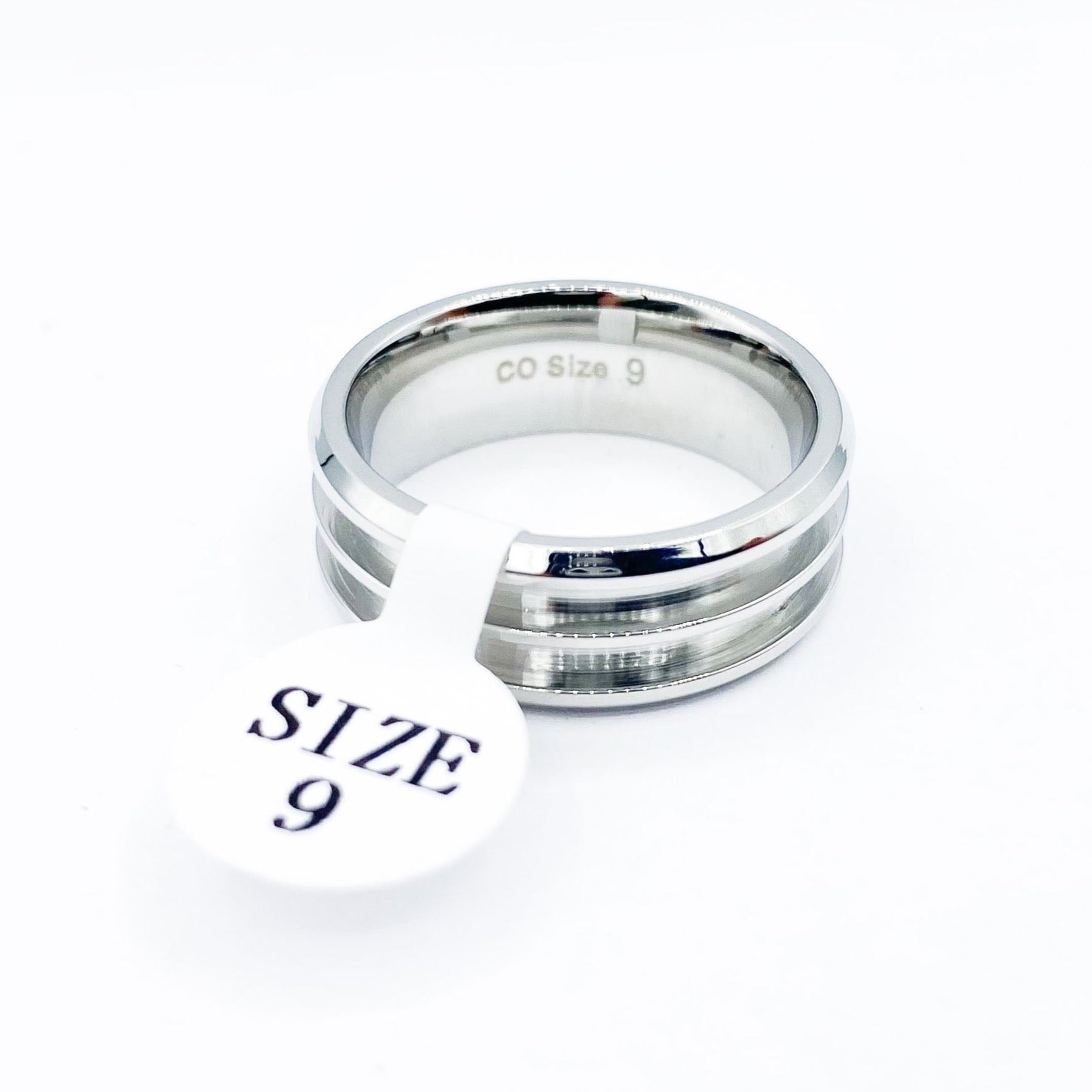 Cobalt Chromium Double-Channel Ring Blanks - Patrick Adair Supplies