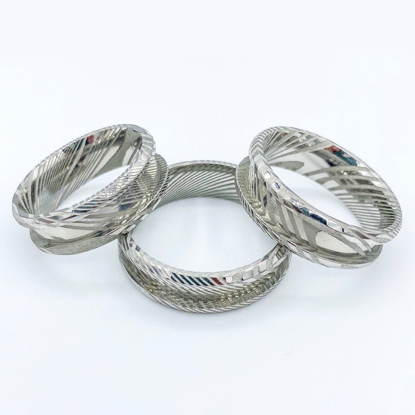 10 Pack - Damascus Ring Blank - Patrick Adair Supplies