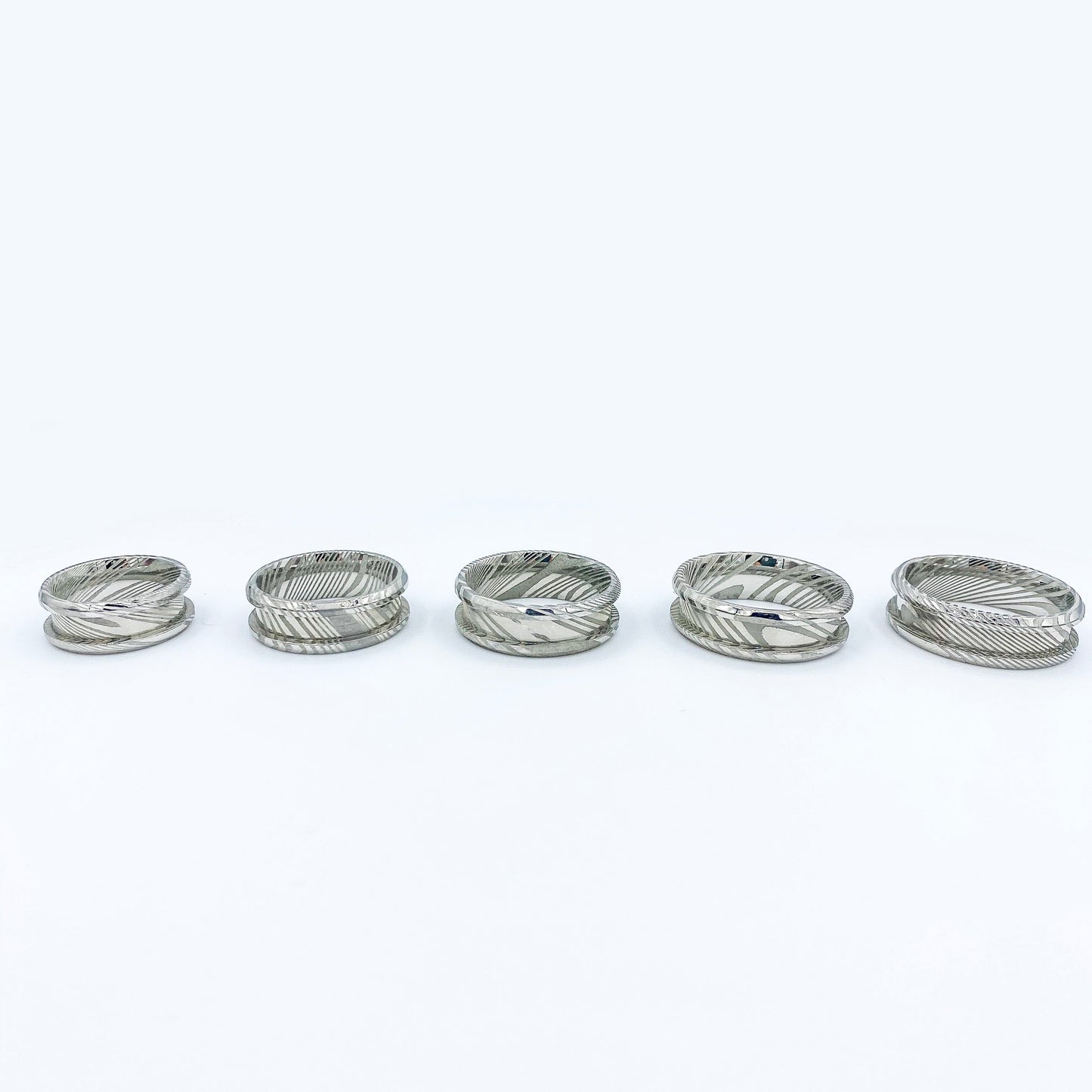10 Pack - Damascus Ring Blank - Patrick Adair Supplies