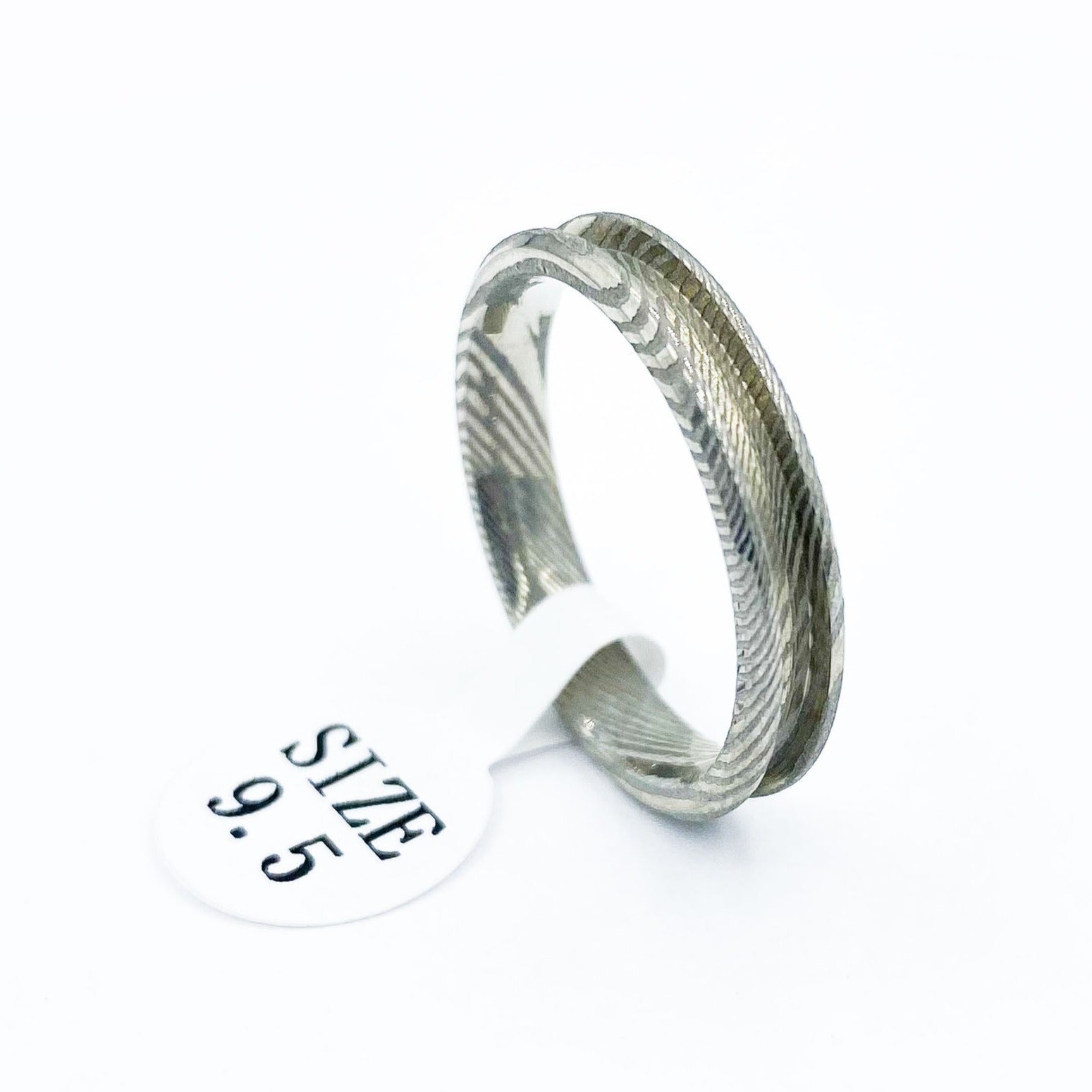 Damascus Steel Ring Blank - Patrick Adair Supplies