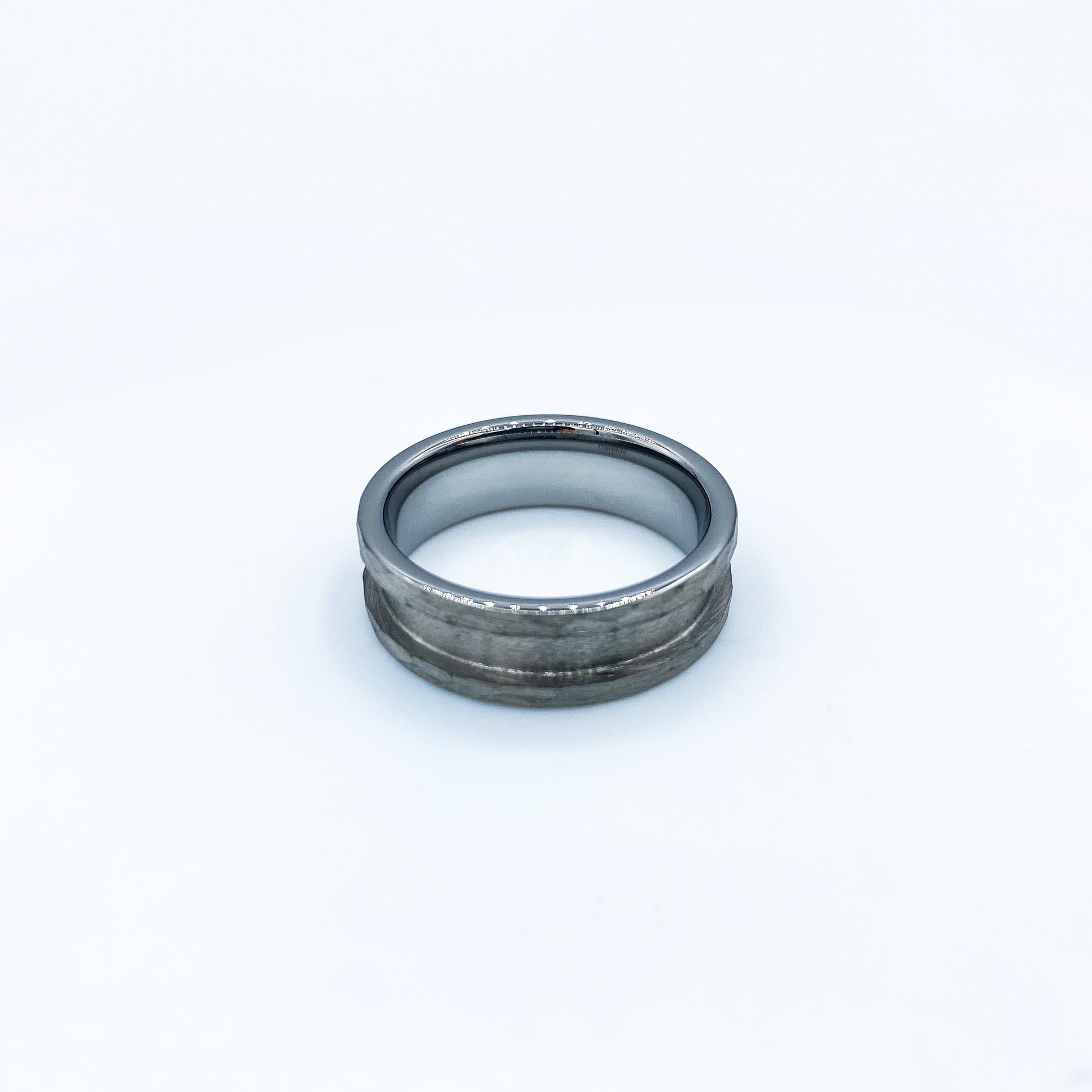 Hammered Tungsten Ring Blank - Patrick Adair Supplies