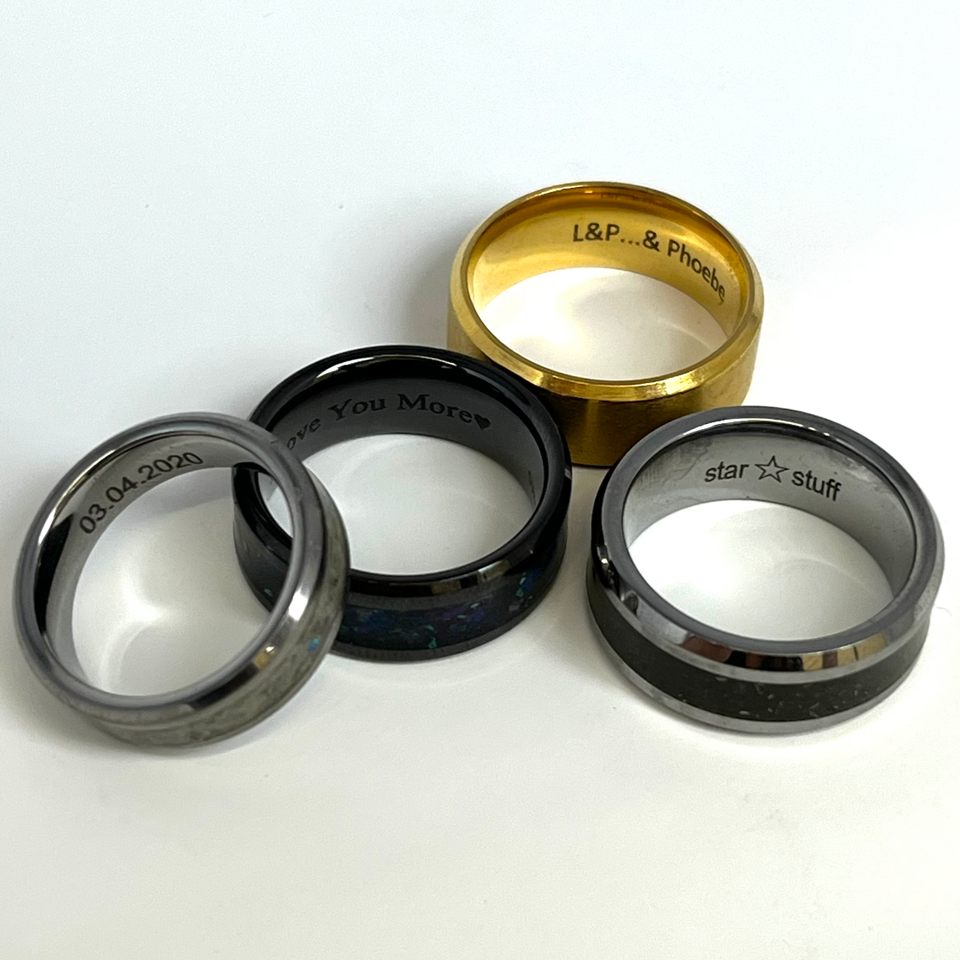10 Custom Ring Engravings - Patrick Adair Supplies