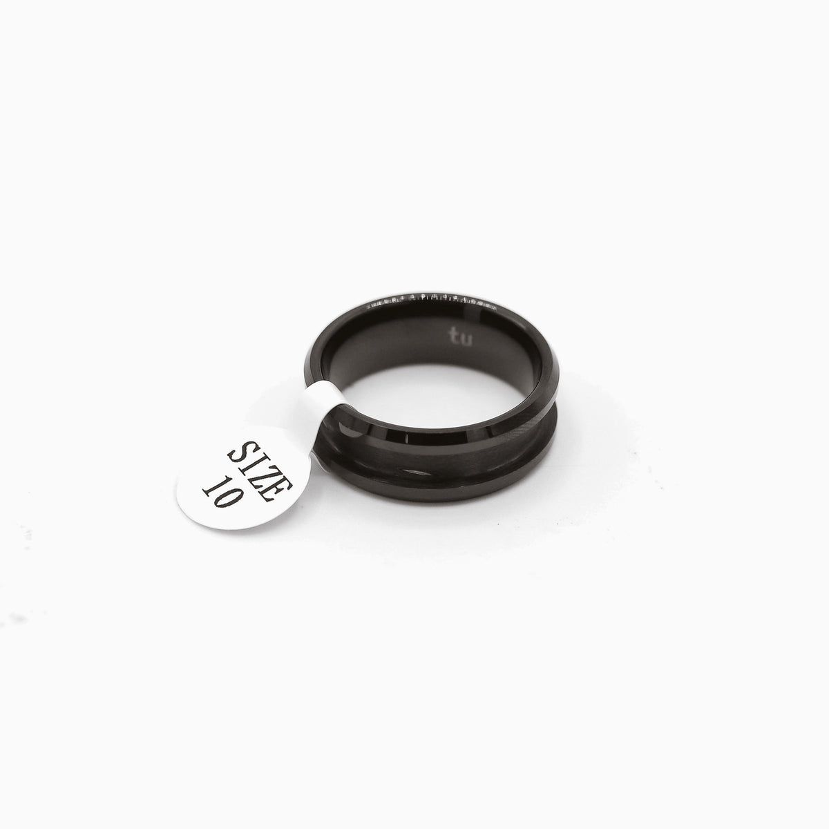 Black-Plated Tungsten Ring Blank - Patrick Adair Supplies