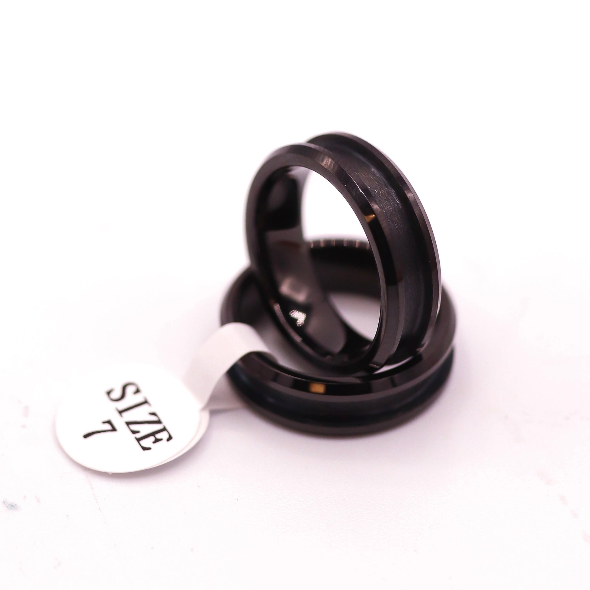 Black-Plated Tungsten Ring Blank - Patrick Adair Supplies