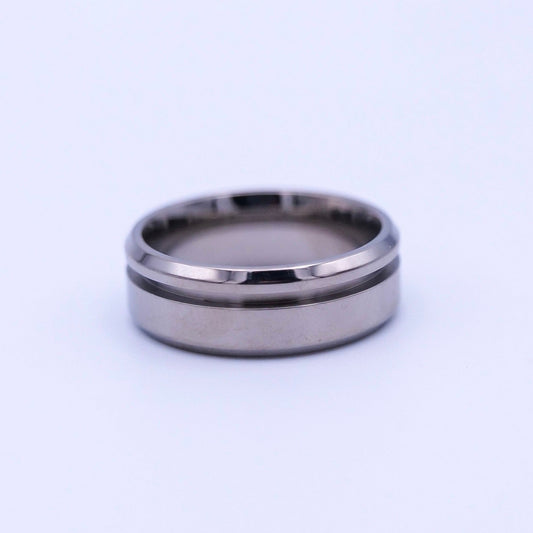 Titanium Ring Blank Offset Channel - Patrick Adair Supplies