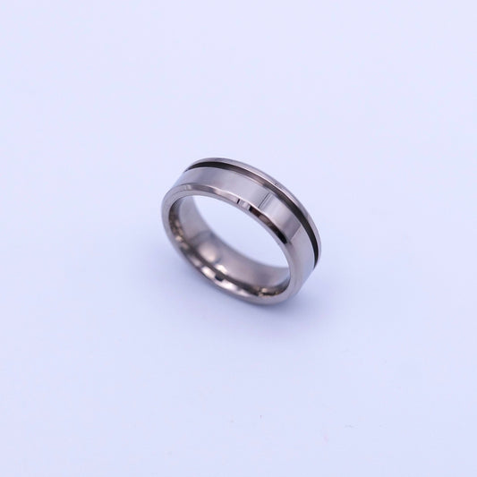 Titanium Ring Blank Offset Channel - Patrick Adair Supplies