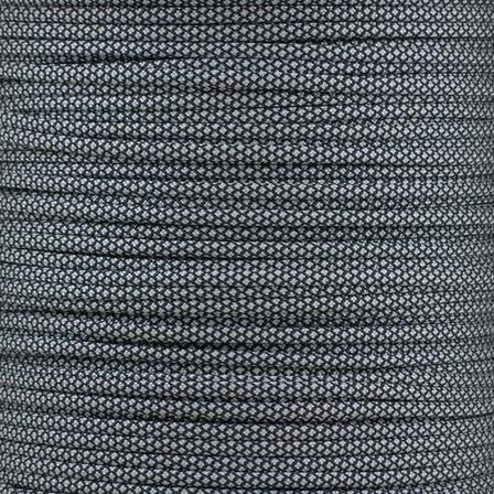10' Silver Black Diamond Paracord - Patrick Adair Supplies