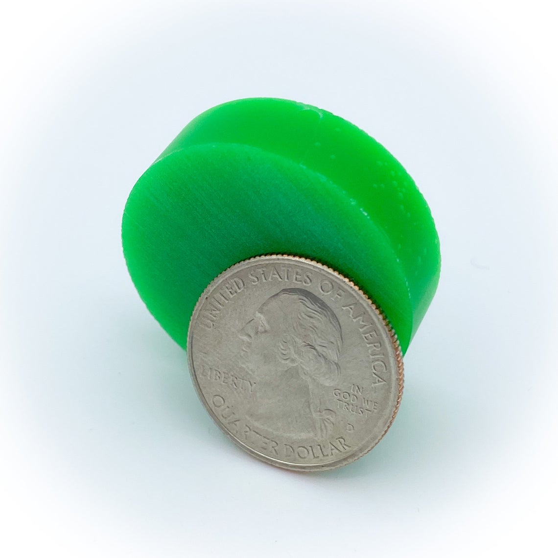 Resin Ring Blank - Green - Patrick Adair Supplies