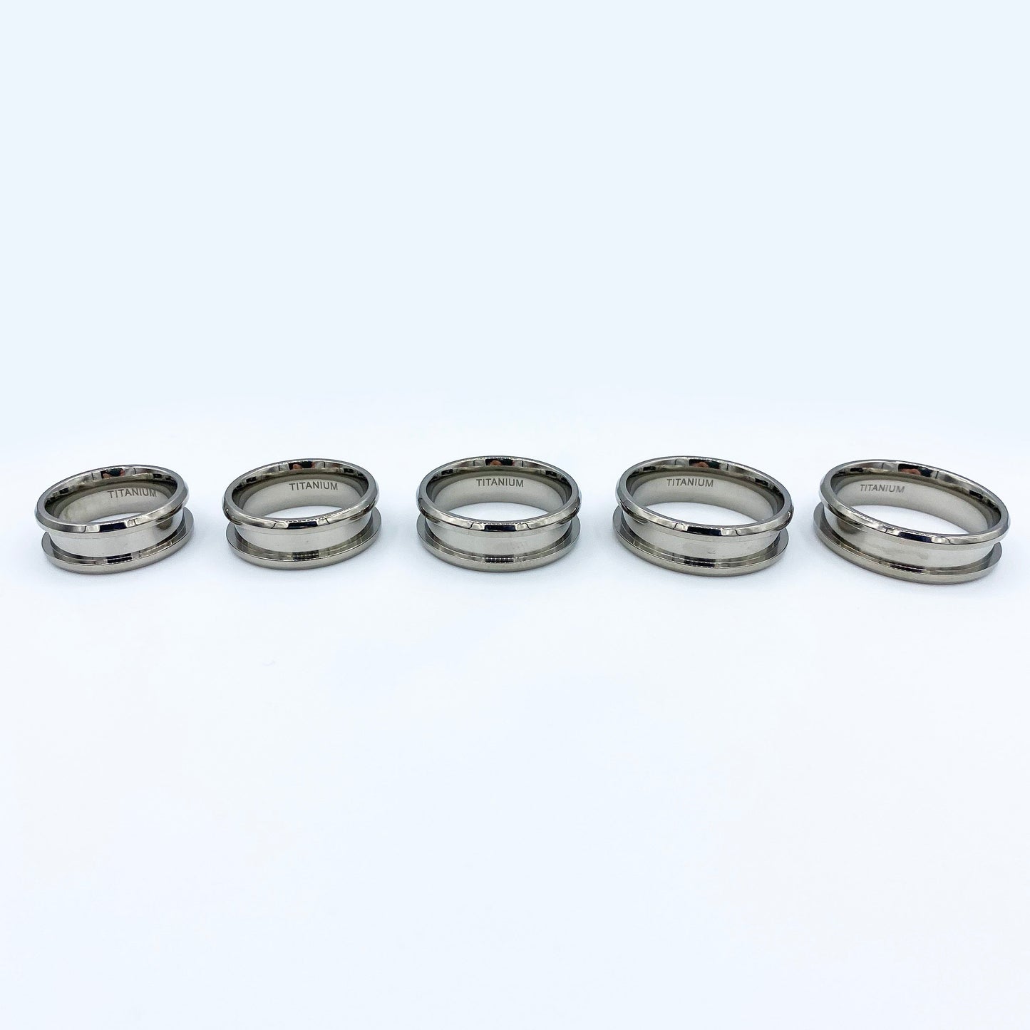 5 Pack - Titanium Ring Blank - Patrick Adair Supplies