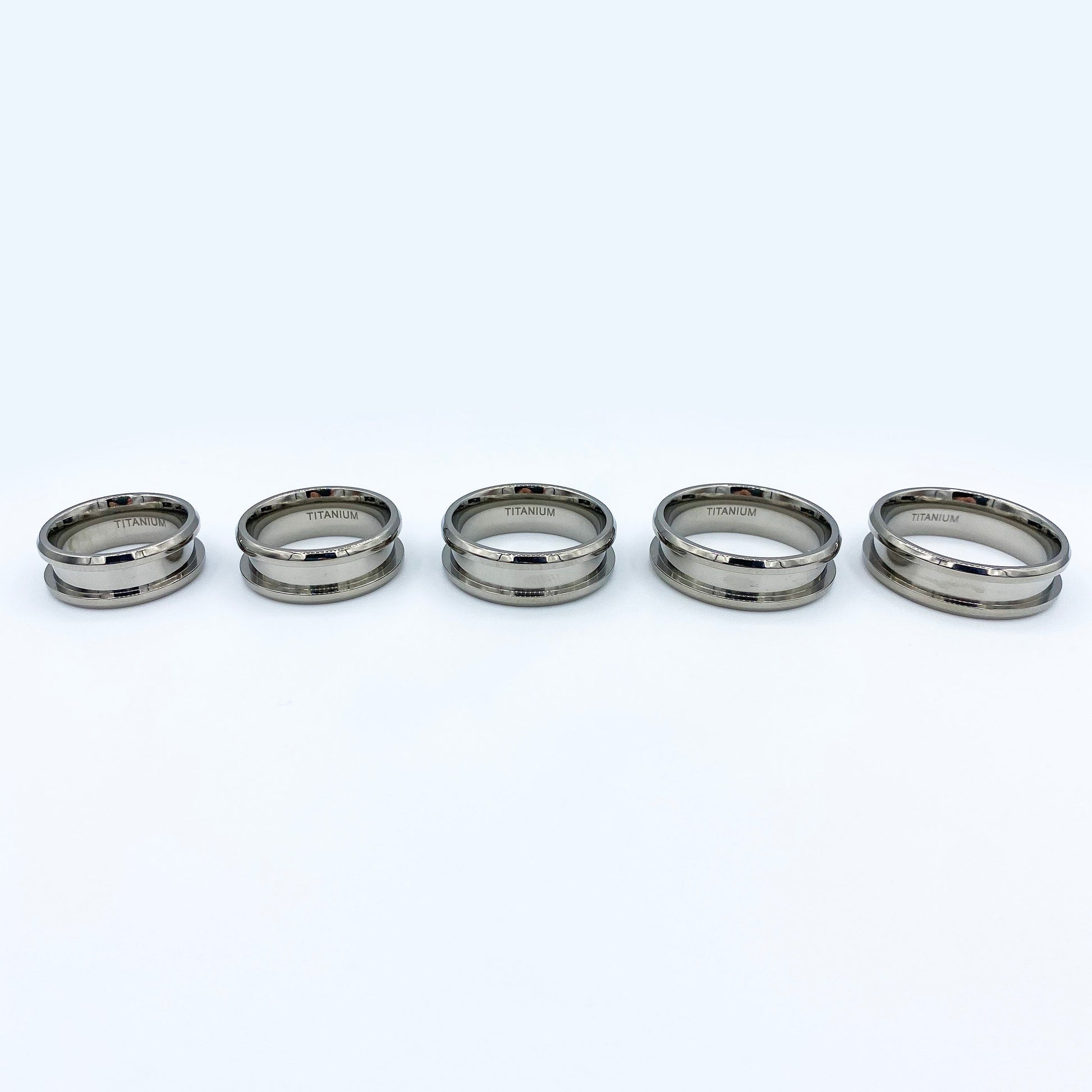 10 Pack - Titanium Ring Blank - Patrick Adair Supplies