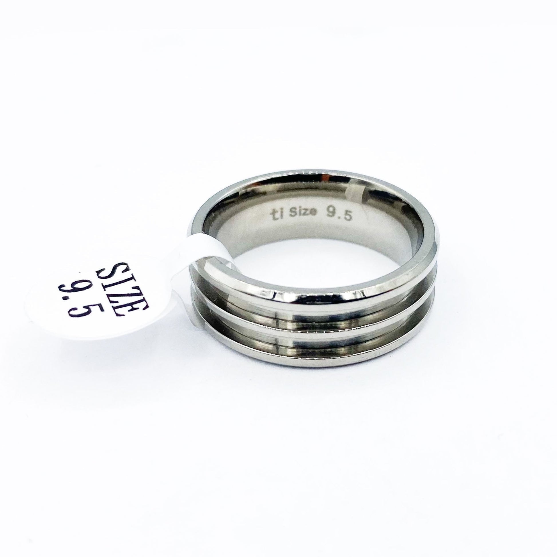 Titanium Double-Channel Ring Blanks - Patrick Adair Supplies