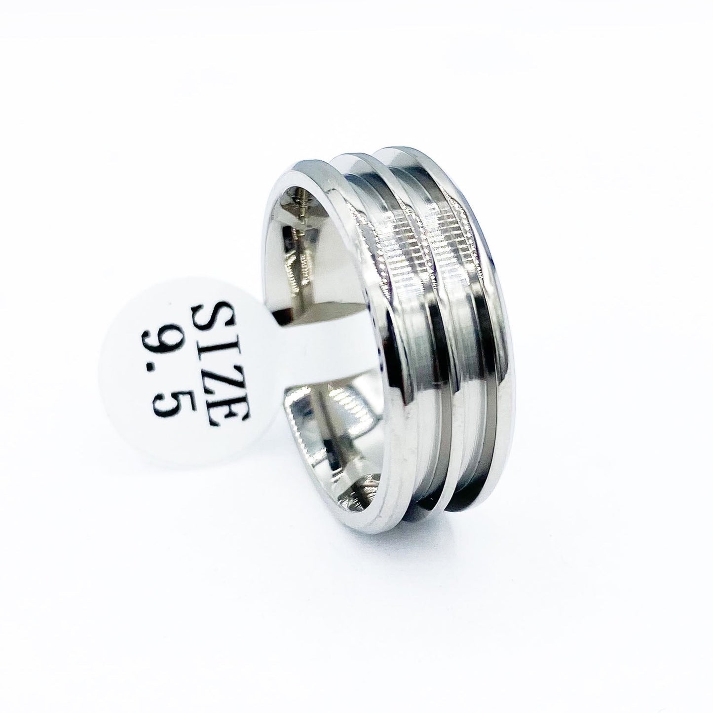 Titanium Double-Channel Ring Blanks - Patrick Adair Supplies