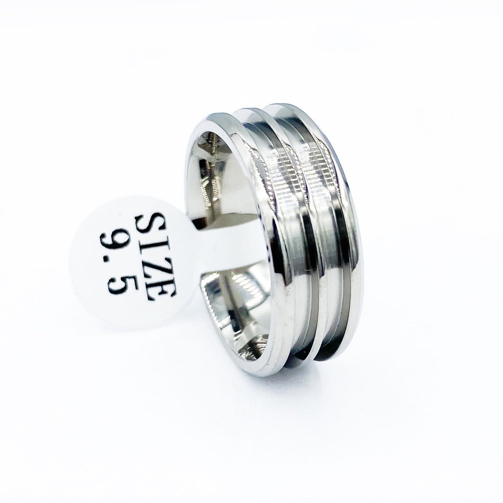 Titanium Double-Channel Ring Blanks - Patrick Adair Supplies