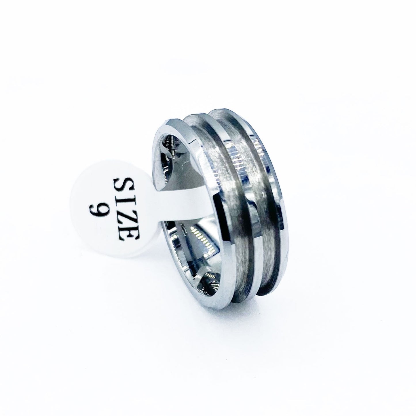 Tungsten Double-Channel Ring Blanks - Patrick Adair Supplies