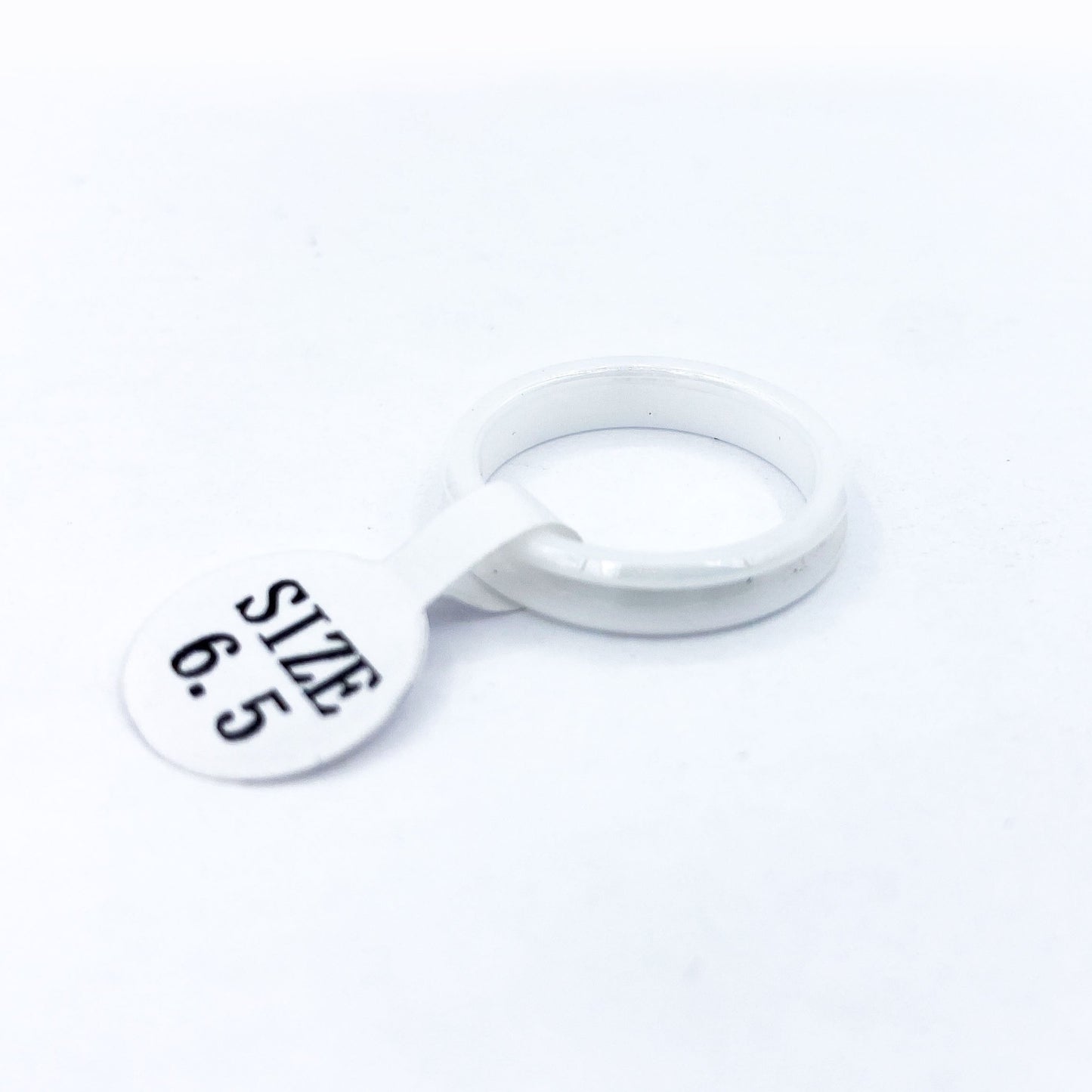 White Ceramic Ring Blank - Patrick Adair Supplies