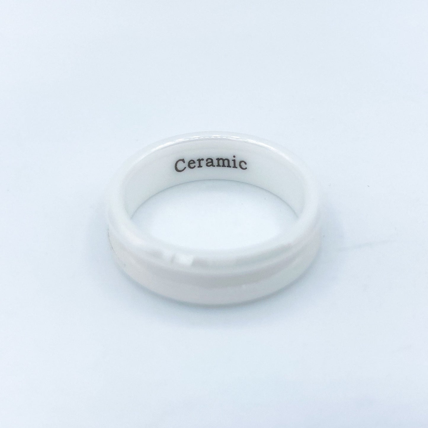 White Ceramic Ring Blank - Patrick Adair Supplies