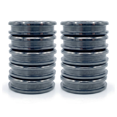 10 Pack - Black Ceramic Ring Blank