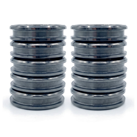 10 Pack - Black Ceramic Ring Blank