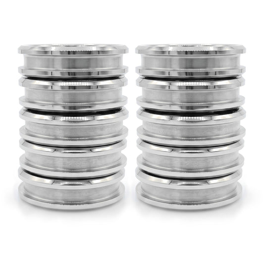 10 Pack - Cobalt Chromium Ring Blank, stacked