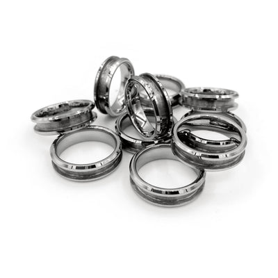 10 Pack - Tungsten Ring Blank