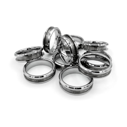 10 Pack - Tungsten Ring Blank