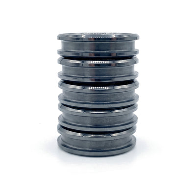 5 Pack - Black Ceramic Ring Blank