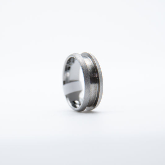 Sanded-Finish Tungsten Ring Blank