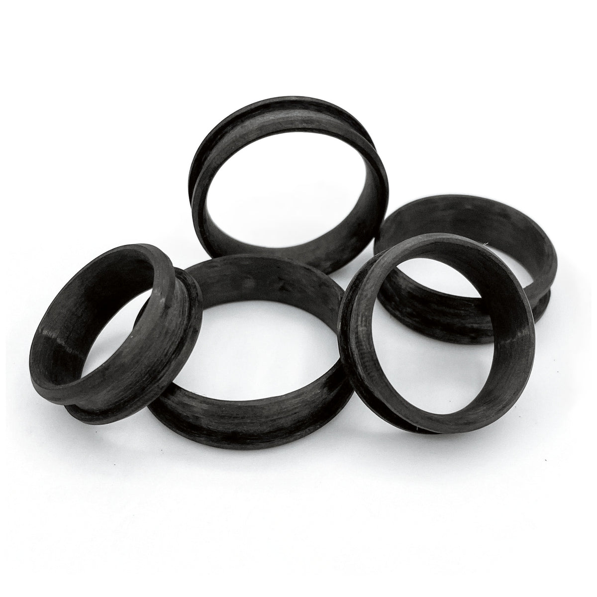 5 Pack - Carbon Fiber Ring Blank