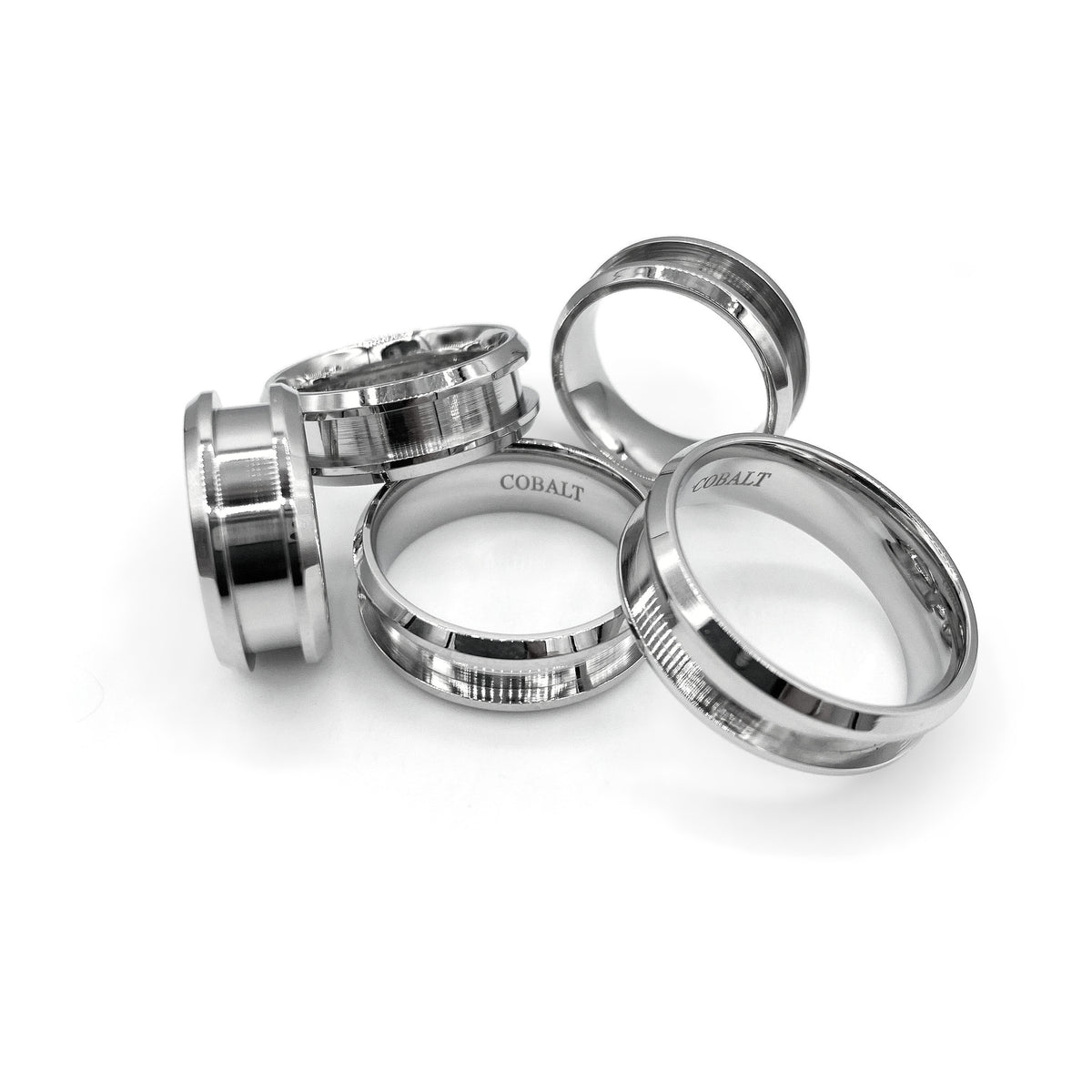 5 Pack - Cobalt Chromium Ring Blank