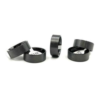5 Pack Black Ceramic Ring Liners