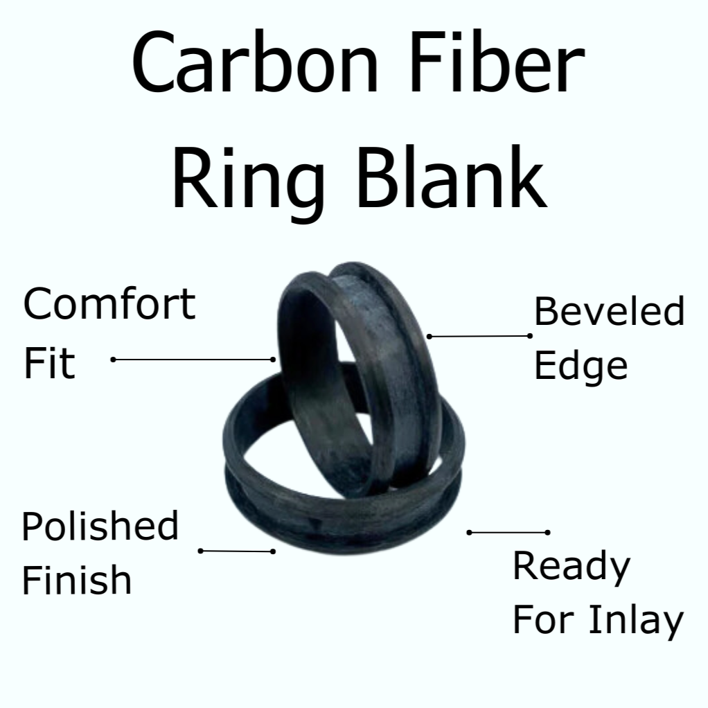 Carbon Fiber Ring Blank - Patrick Adair Supplies