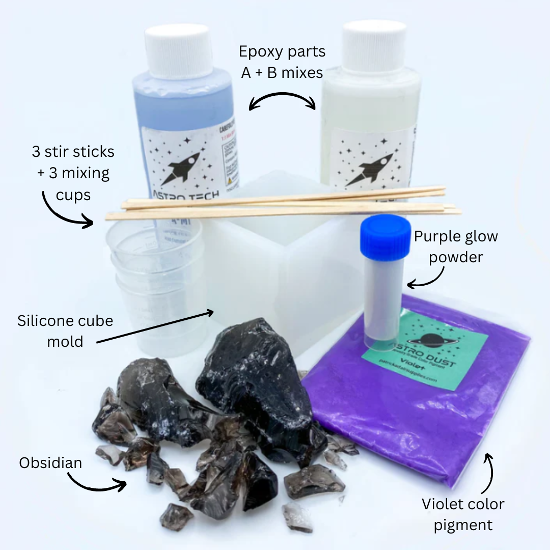 Obsidian Epoxy Cube Kit - Patrick Adair Supplies