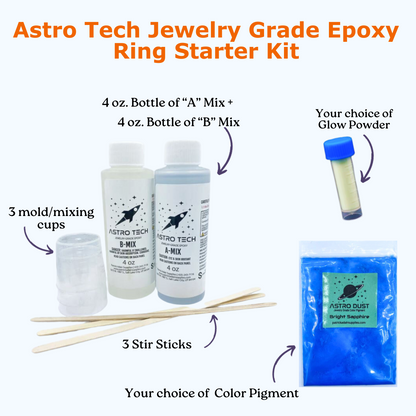 Astro Tech Jewelry Grade Epoxy - Ring Starter Kit - Patrick Adair Supplies
