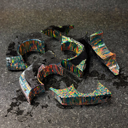 Black Fire Rough Opal Pieces - While Supplies Last